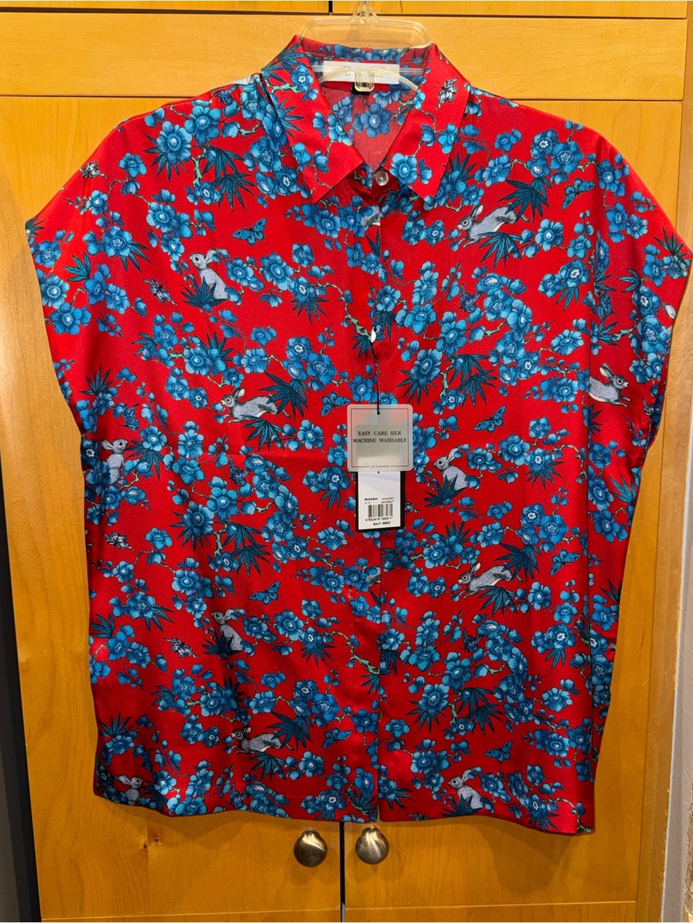 Jim Thompson Boxy Shirt - Rabbit Red